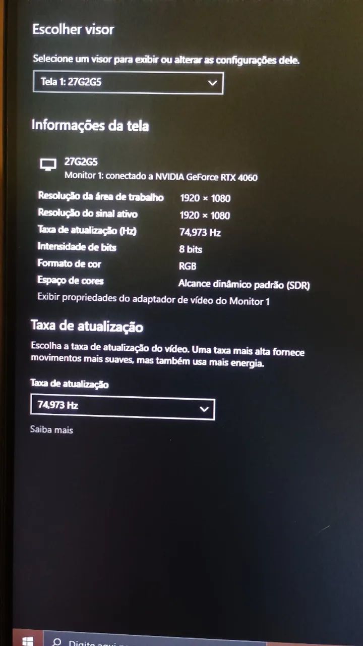 Monitor Gamer Aoc Snyper 27' FullHD 75Hz IPS HDMI e VGA - Foto 4