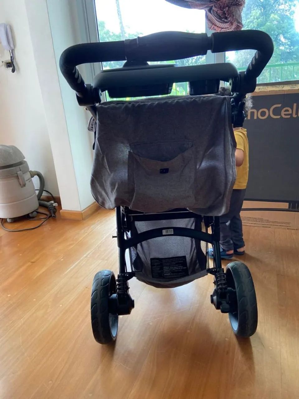Carrinho Bebê Conforto Travel System Off 2 em 1<br>Road Cinza - Infanti - Foto 4