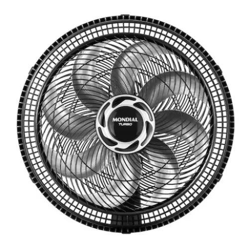 Ventilador de Mesa 40cm Mondial Turbo com 8 Pás, 3 Velocidades - Preto e Prata - 110V - Foto 5