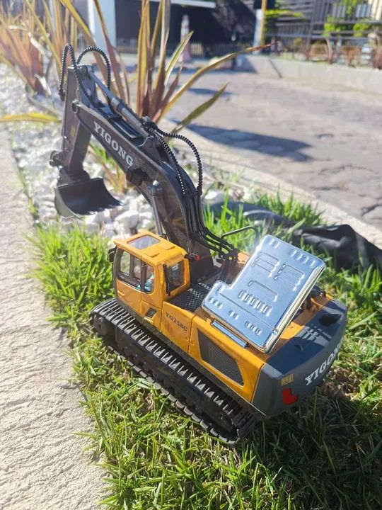 Mini Escavadeira de Controle Remoto 11 Canais- Yigong - Foto 3