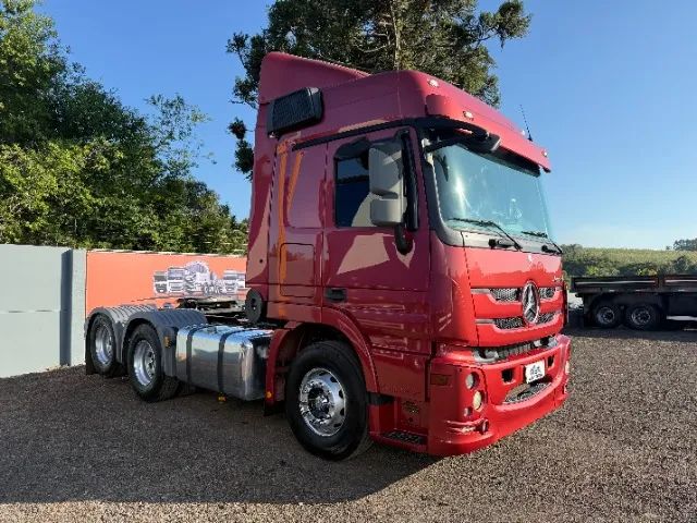 MB Mercedes-Benz Actros 2546 LS 6X2 2020 Teto Alto Automático Completo Revisado - Foto 2