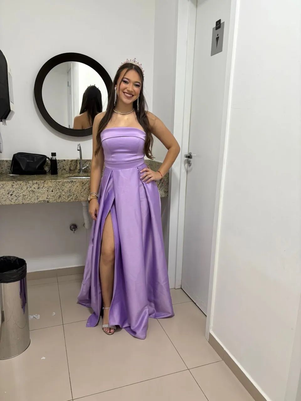 Vestido longo de festa 