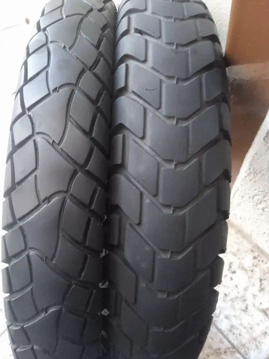 Pneu Par de Bros, XRE 190, XTZ 150 Crosser, Tornado 