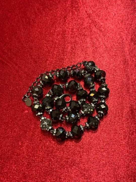 Colar de cristais pretos - Foto 5