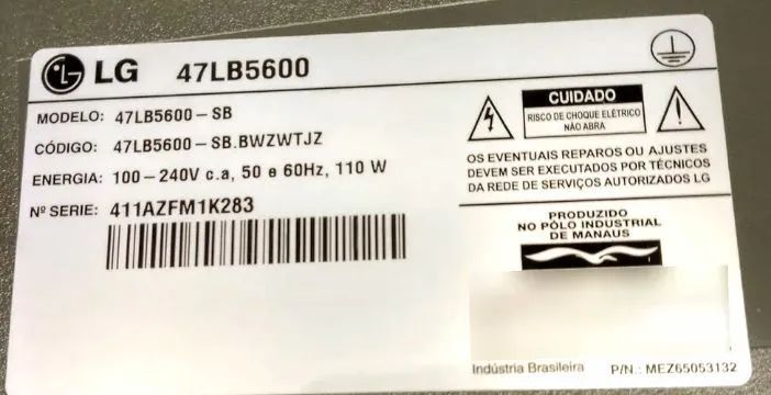 Placa Fonte De Alimentação Da Tv LG 47lb5600 - Original - usado  - Foto 3