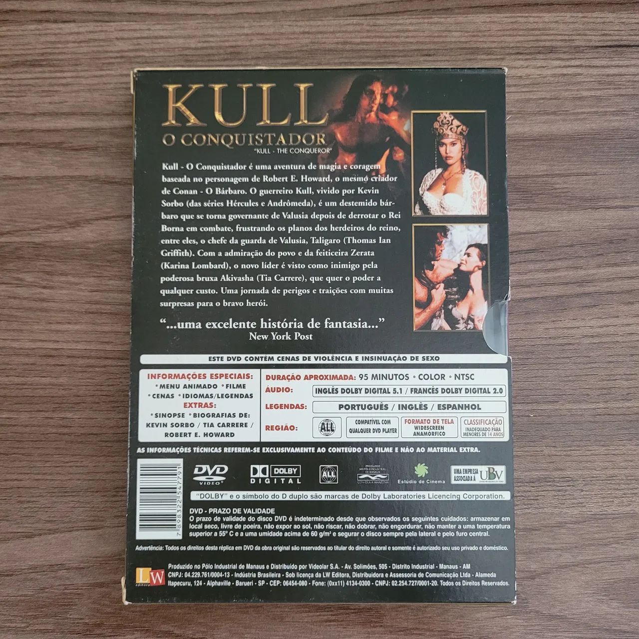 Kull, o Conquistador - DVD - Kevin Sorbo - 1997 - Foto 2