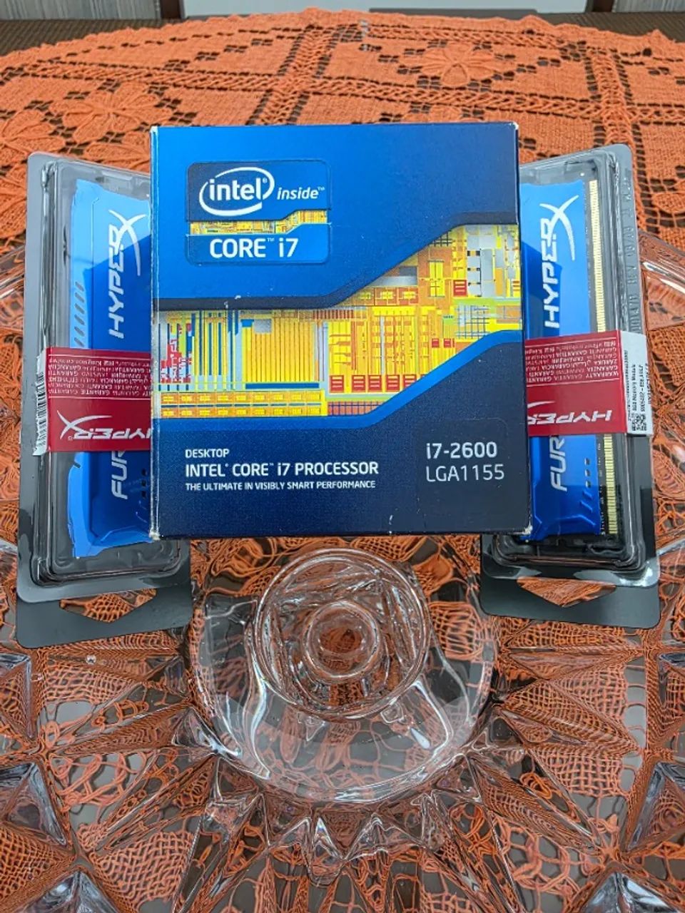 Kit Processador Core i7 2600 + 16GB Memoria Kingston DDR3 1600Mhz