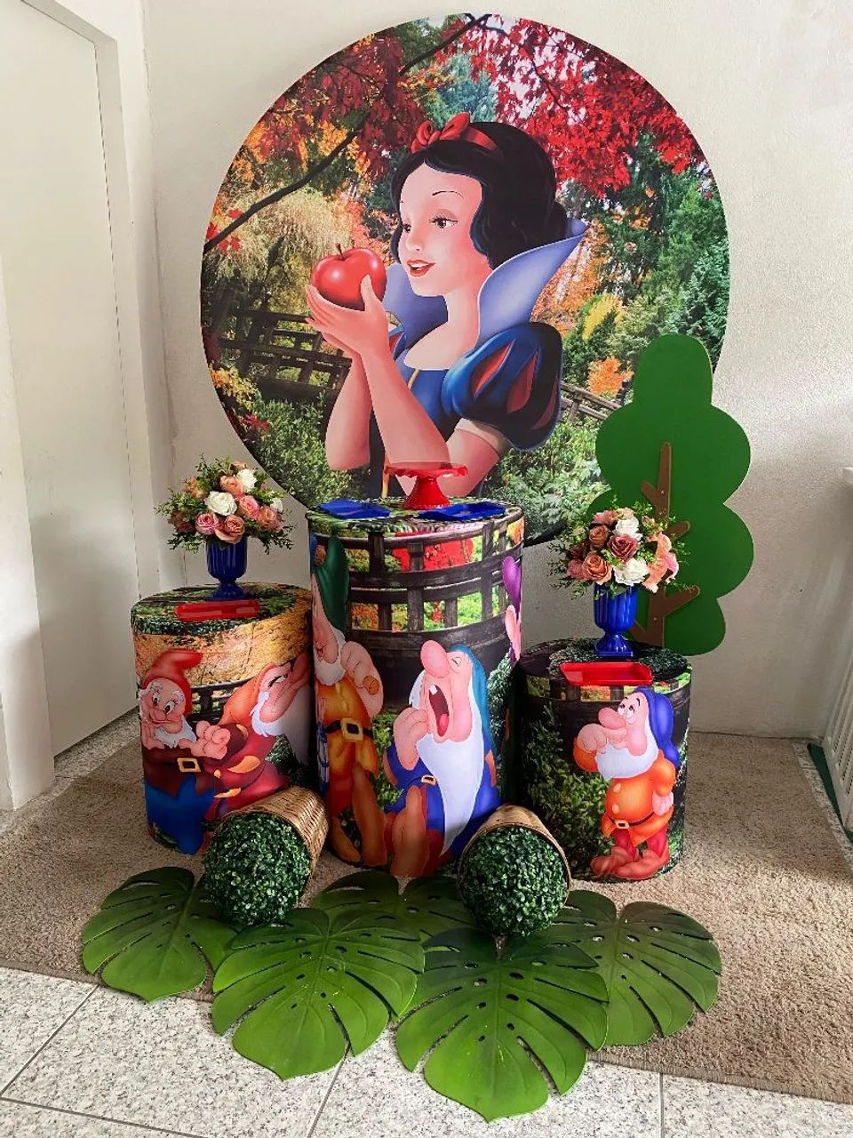 Kit Decoração Festa Branca de Neve