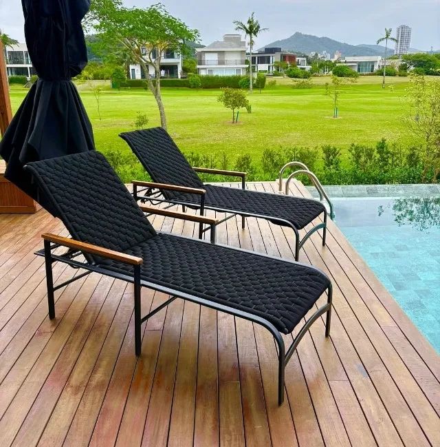 Espreguiçadeira para piscina luxo ( unidade)