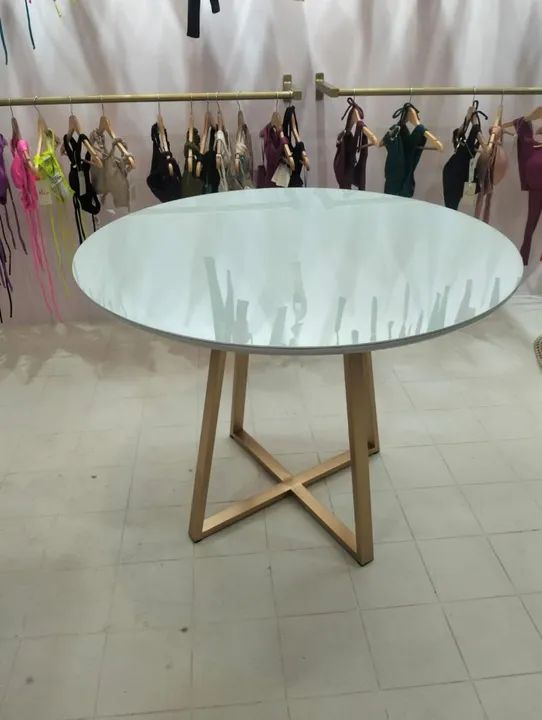 Mesa de vidro redonda  - Foto 5