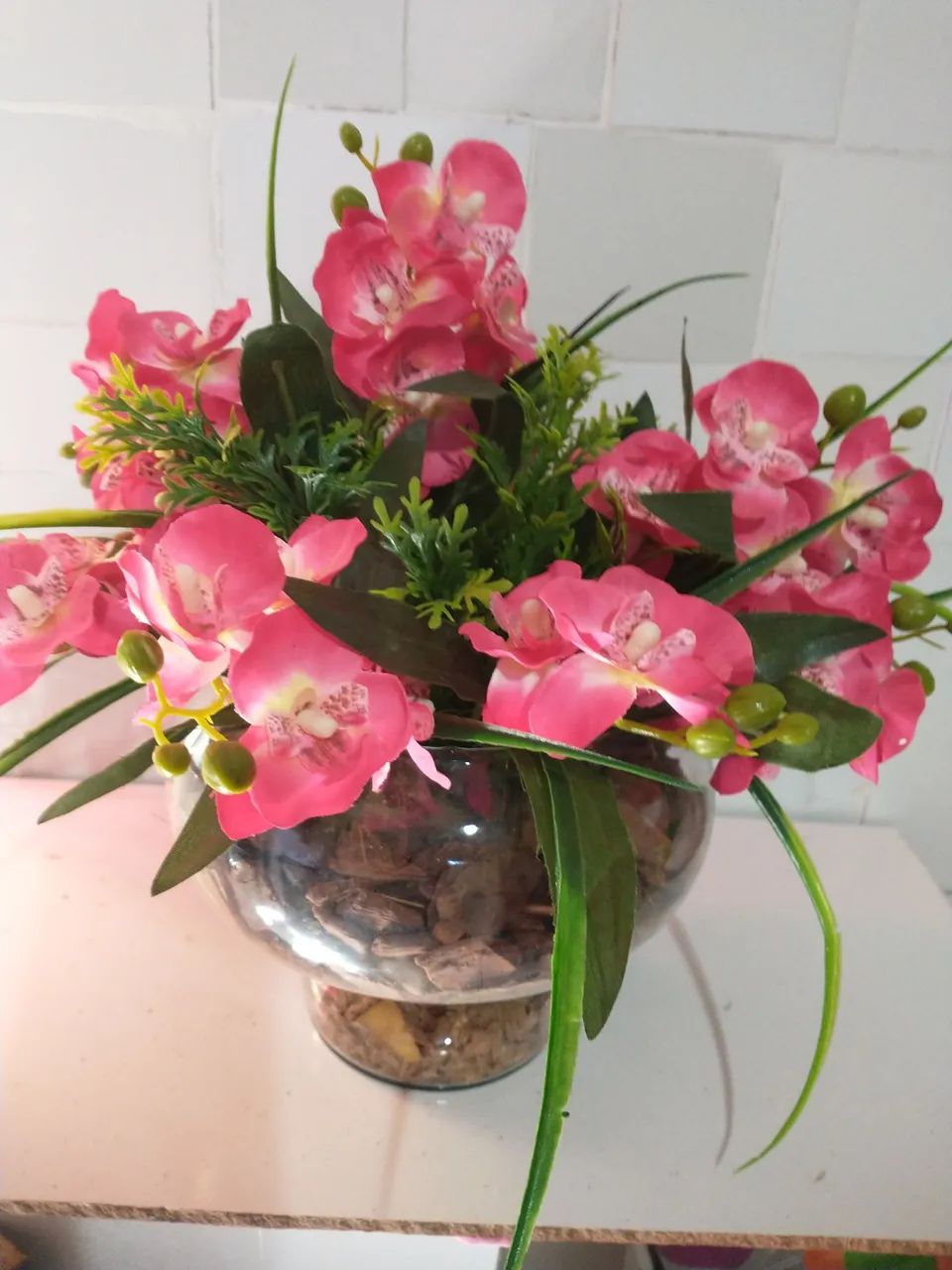 ARRANJO DE ORQUÍDEAS ARTIFICIAL  - Foto 2