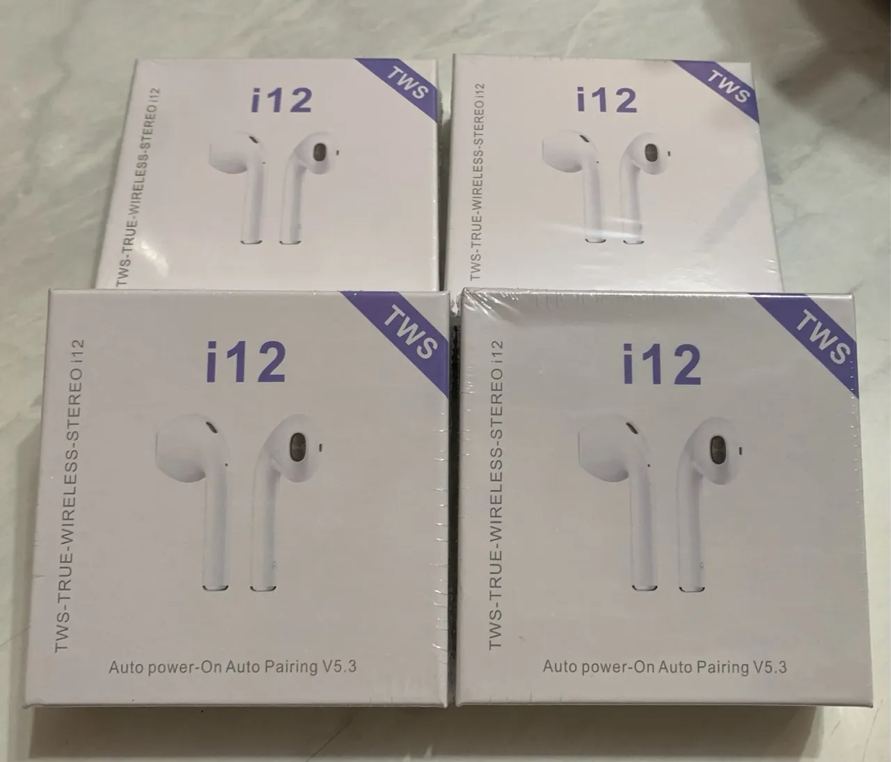 Fone de ouvido i12 TWS Bluetooth 5.3 - Novo e Lacrado!
