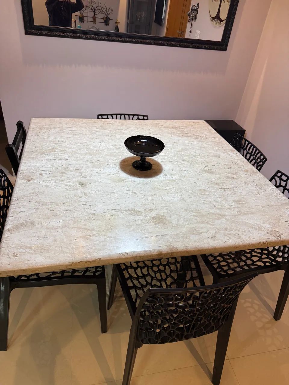 Mesa de Mármore travertino - Foto 2