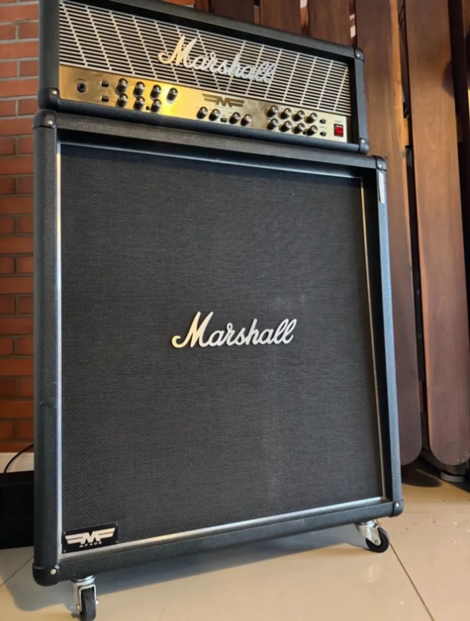 Amplificador Marshall e Caixa Reta