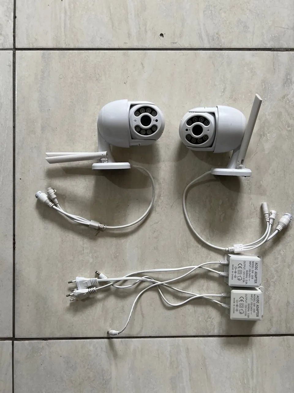 Kit 2 Câmeras de Segurança Wi-Fi Full HD 1080P