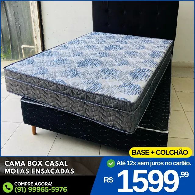 Cama Box Casal Ortobom Molas Ensacadas