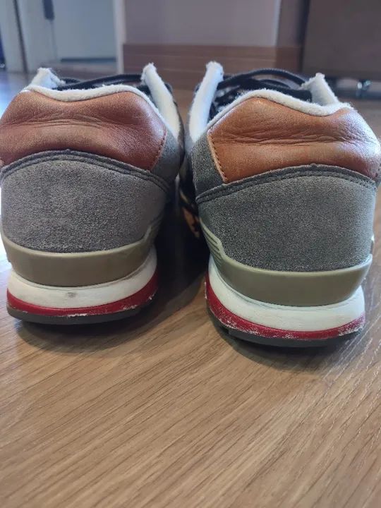 New Balance - 996 Distinct Ski Retro Cinza - Foto 5