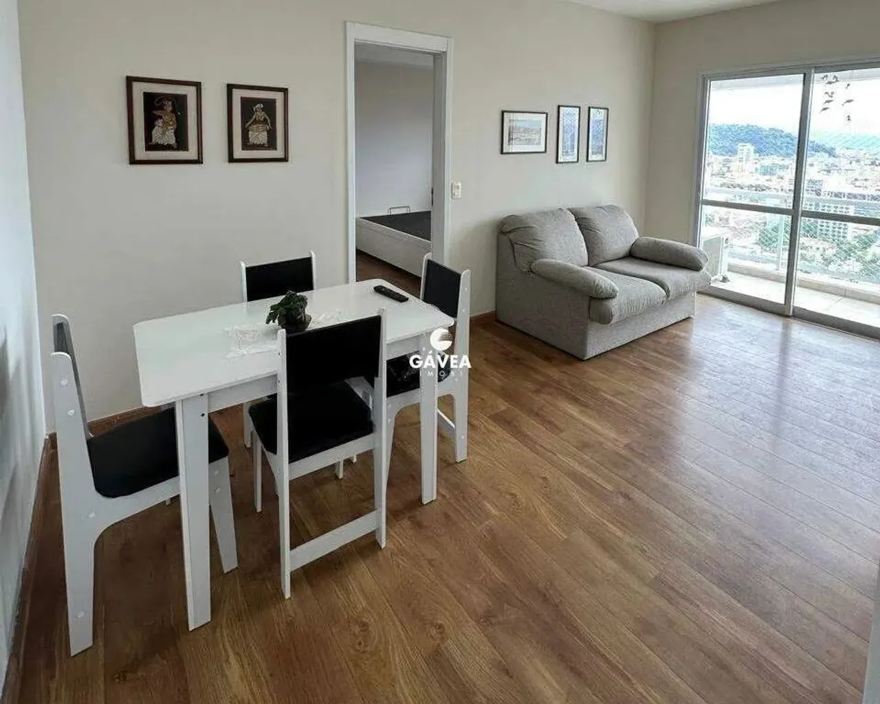 Apartamento mobiliado para locação 01 dormitório Boqueirão Santos S/P