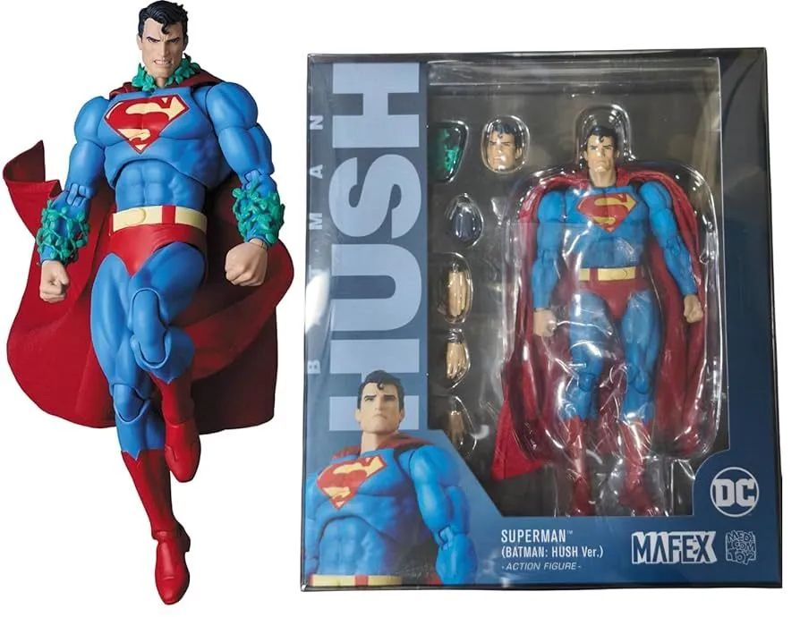未開封 MAFEX スーパーマン HUSH ver. Super man Hush Mafex Super Homem Action Figure - Brinquedos e