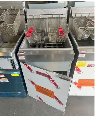 fritadeira a gas alta potencia vulcan 90.000 btu (alef)