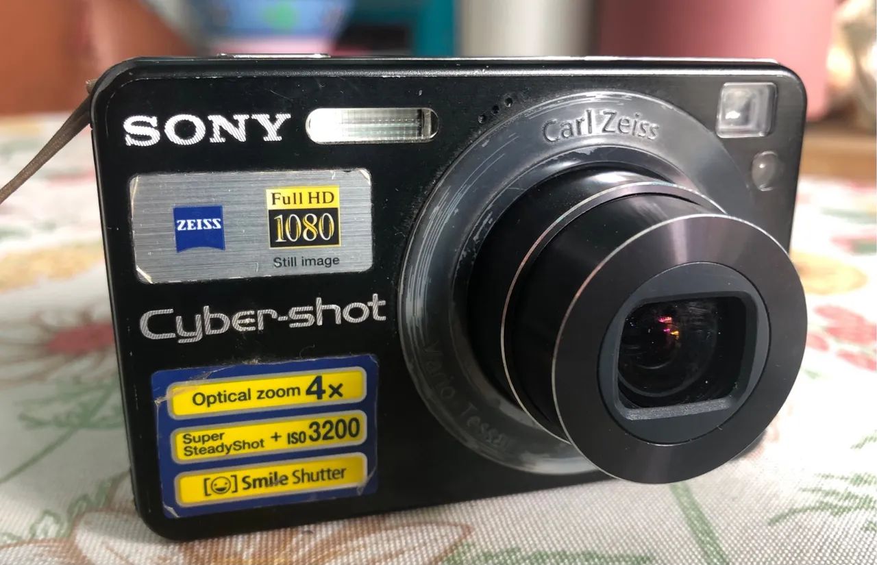 sony cyber shot 8.1 megapixels dsc w130 - Câmeras e Filmadoras