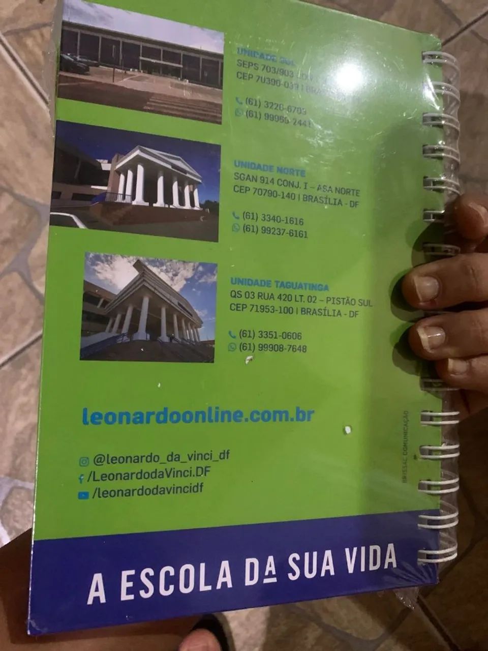 Agenda Escolar Leonardo NOVA anos - 2024, 2025 e 2026 - Foto 2