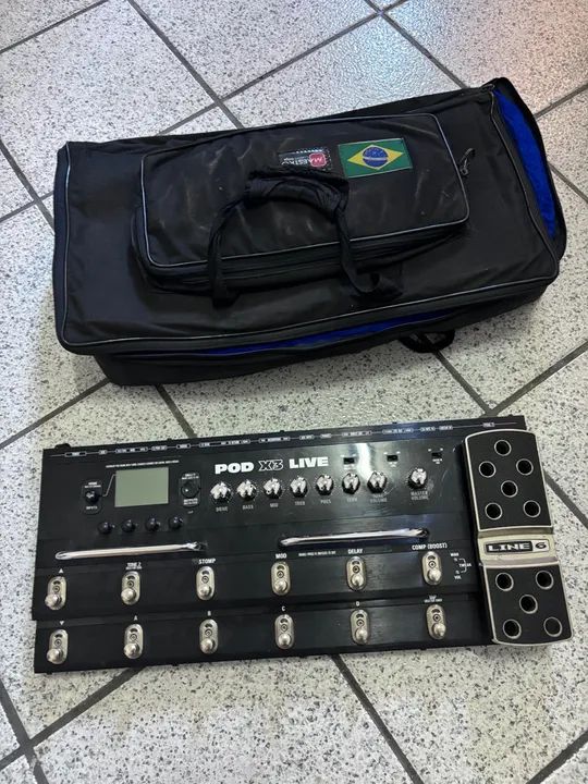 Pedaleira Pod x3 live - Line6 pedal