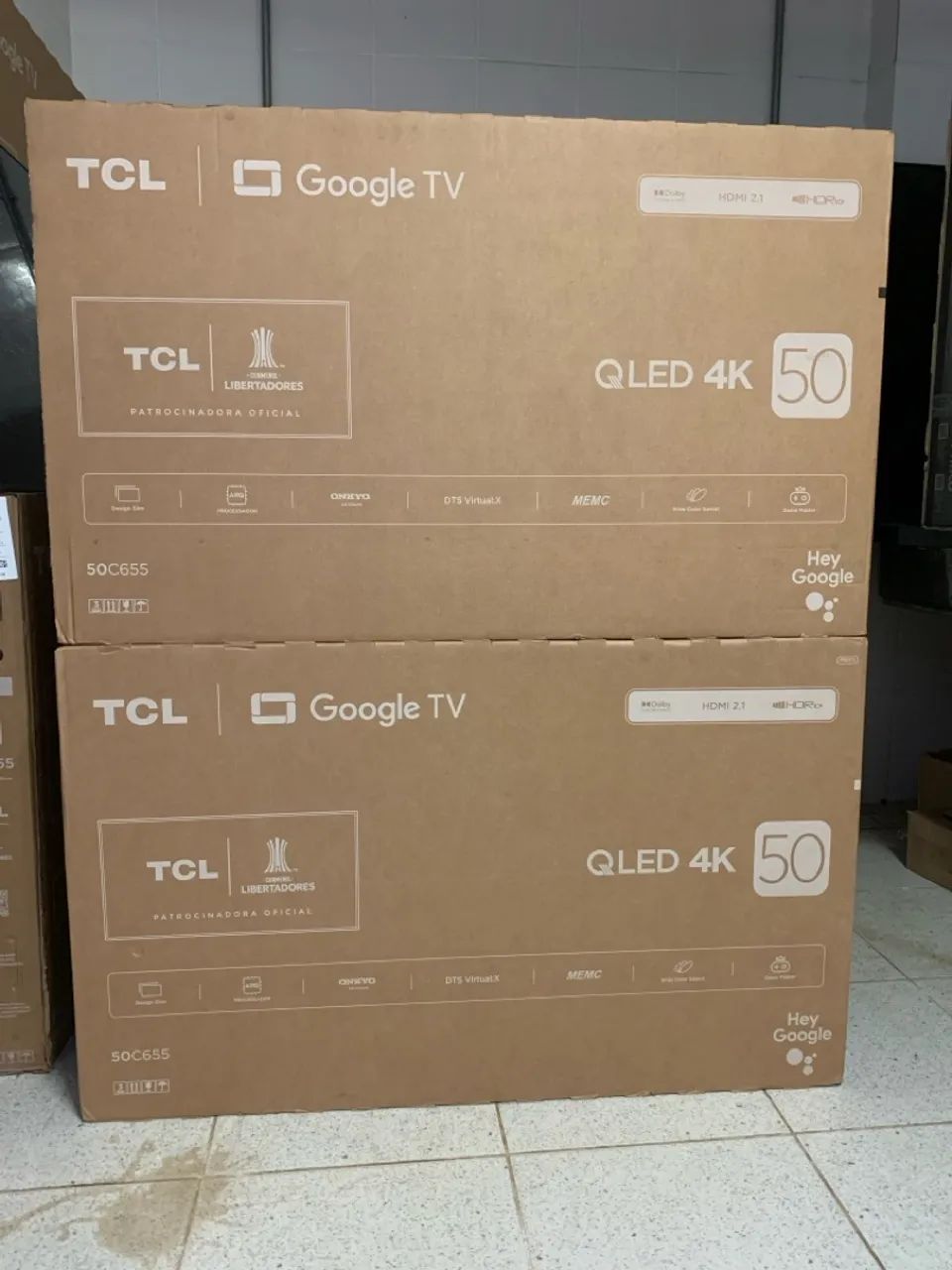 TV TCL QLED 4K 50 polegadas com Google TV