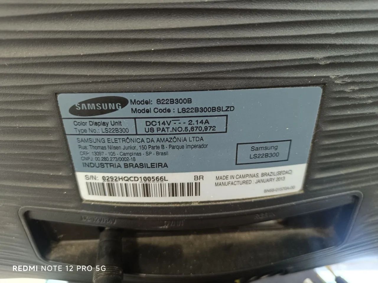 Monitor aproveitar peças Samsung s22B300 - Foto 2