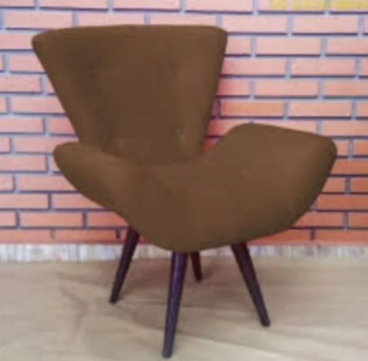 POLTRONA DECORATIVA COM FRETE GRÁTIS: TRAVA NA QUEIMA!! - Foto 3