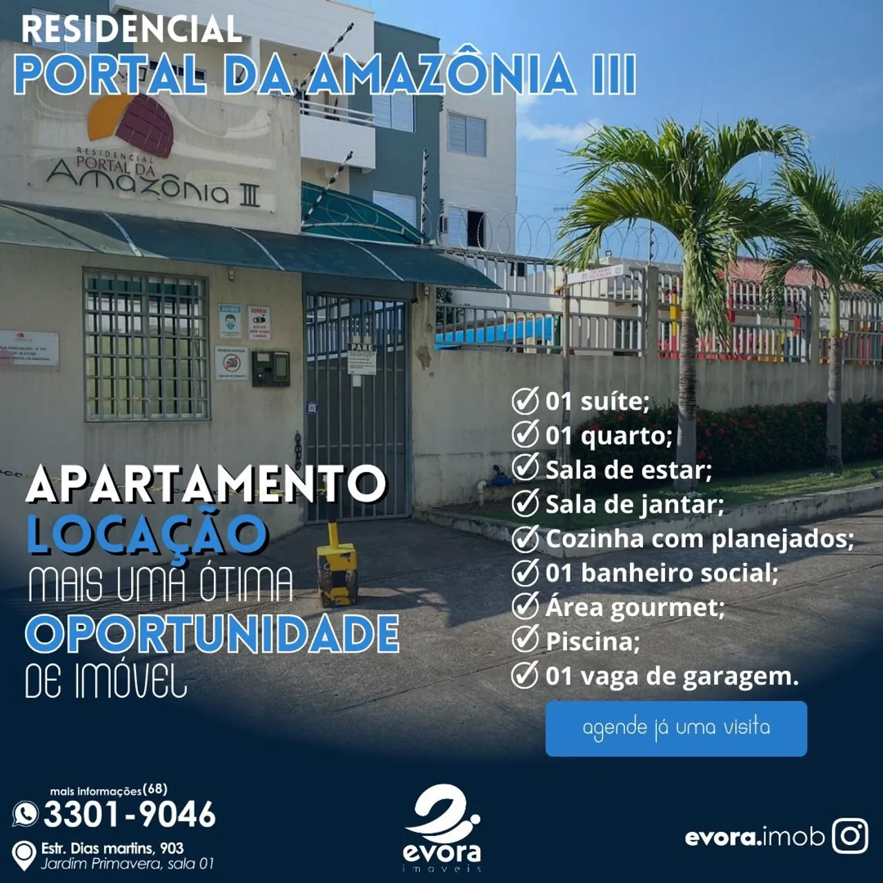RESIDENCIAL PORTAL AMAZÔNIA III - LOCAÇÃO
