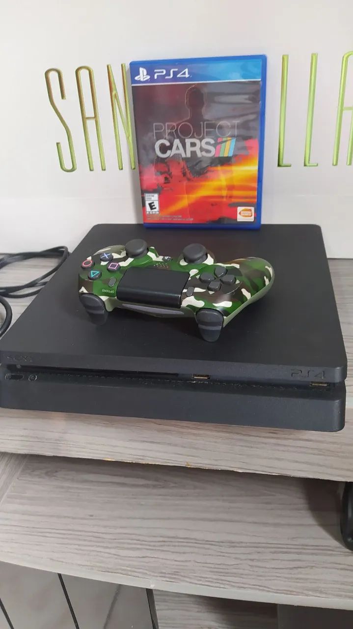 Playstation 4 Slim + 160 jogos