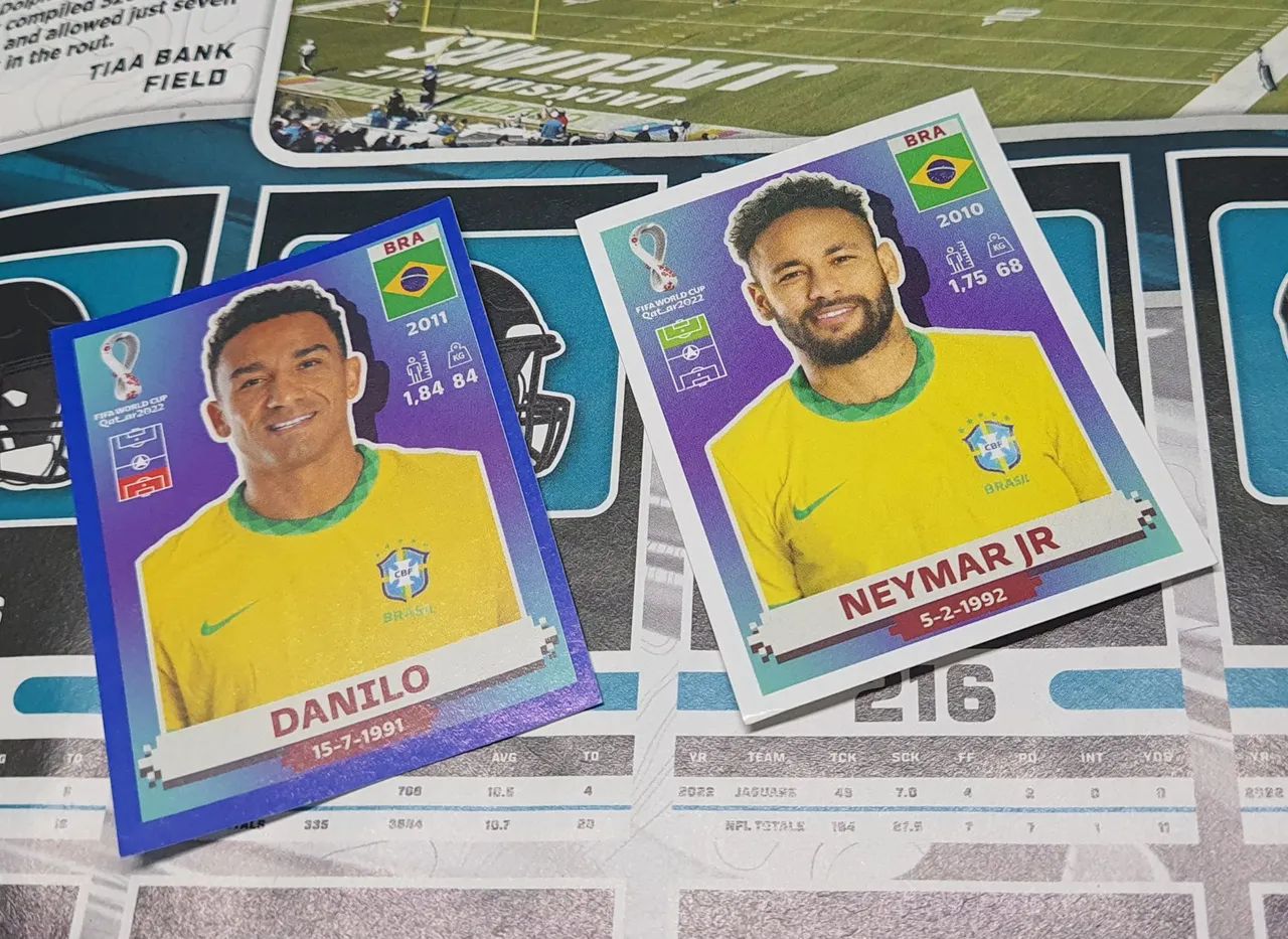 Figurinhas Copa Borda Branca - Neymar Jr - Foto 2