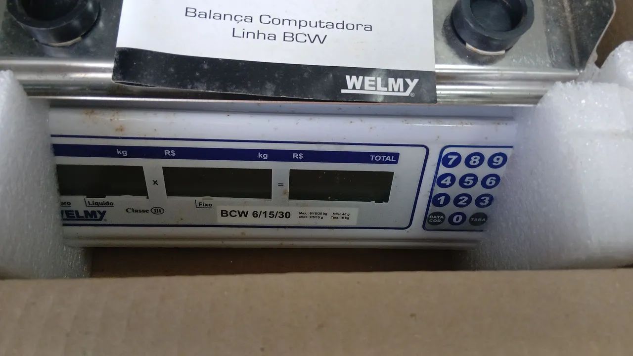 Balança Eletrônica Comercial Welmy BCW 6/15/30 kg - Nova na Caixa  - Foto 2