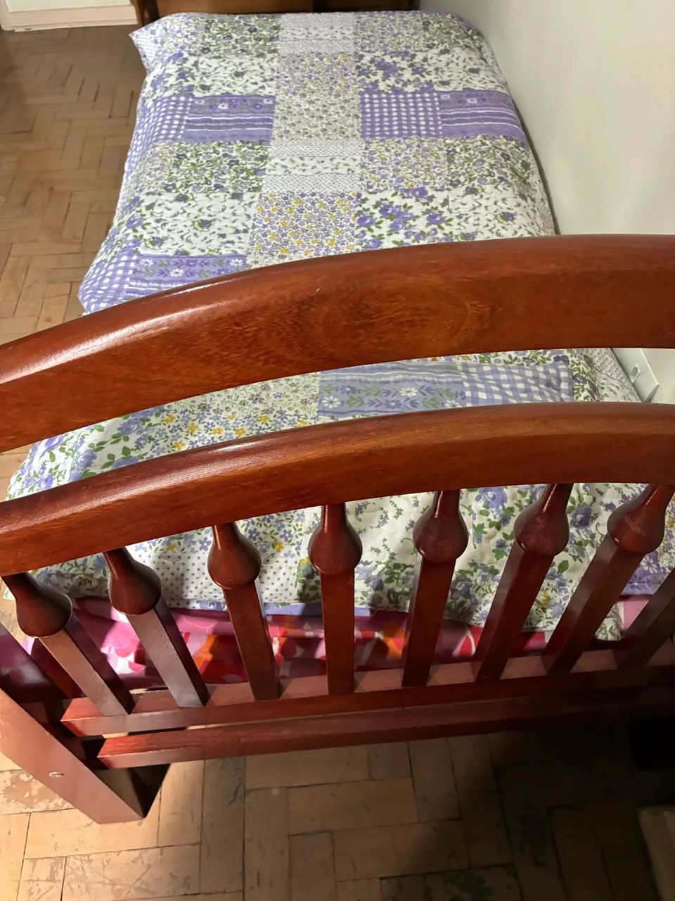 Cama De Solteiro de Madeira - Foto 3