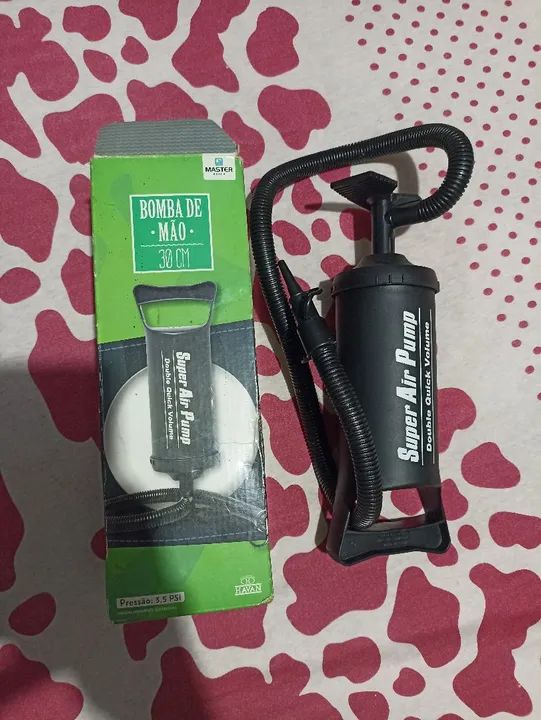 Bomba de Ar Manual para Camping