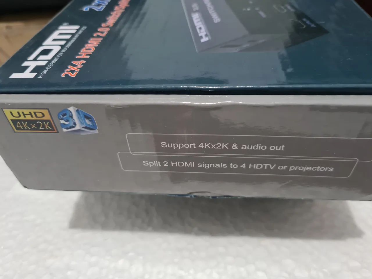 Switch/Splitter HDMI 2x4 2.0 3D - Foto 3