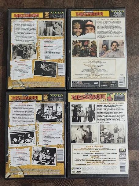 Kit 4 DVD Coleção Mazzaropi - Cinemagia - Filmes Nostalgicos - Foto 2
