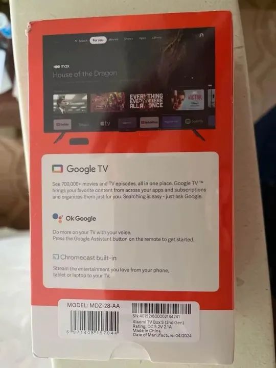 Google Tv Xiaomi Mi Tv Box S 2ª Geração Original - Foto 3