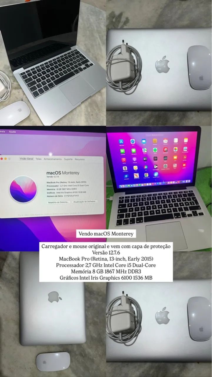 MACBOOK PRO 2015 (Aceito propostas) - Foto 3
