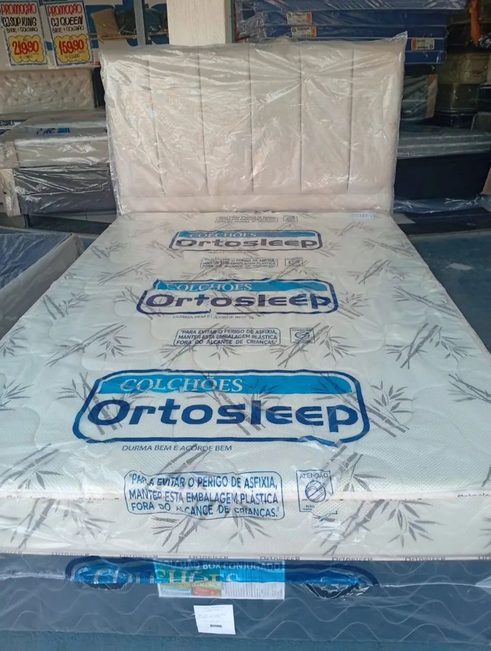 Box acoplada casal Ortosleep Conforto e Qualidade