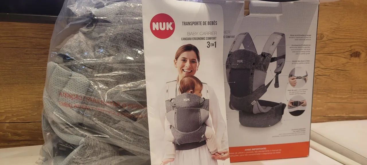 Canguru NUK Ergonomic Comfort 3 em 1 - Perfeito!<br> - Foto 2