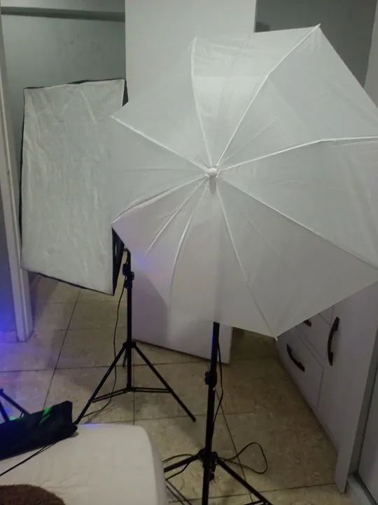 Kit Iluminação Fotografia - Softbox + Refletor + Tripé - Foto 5