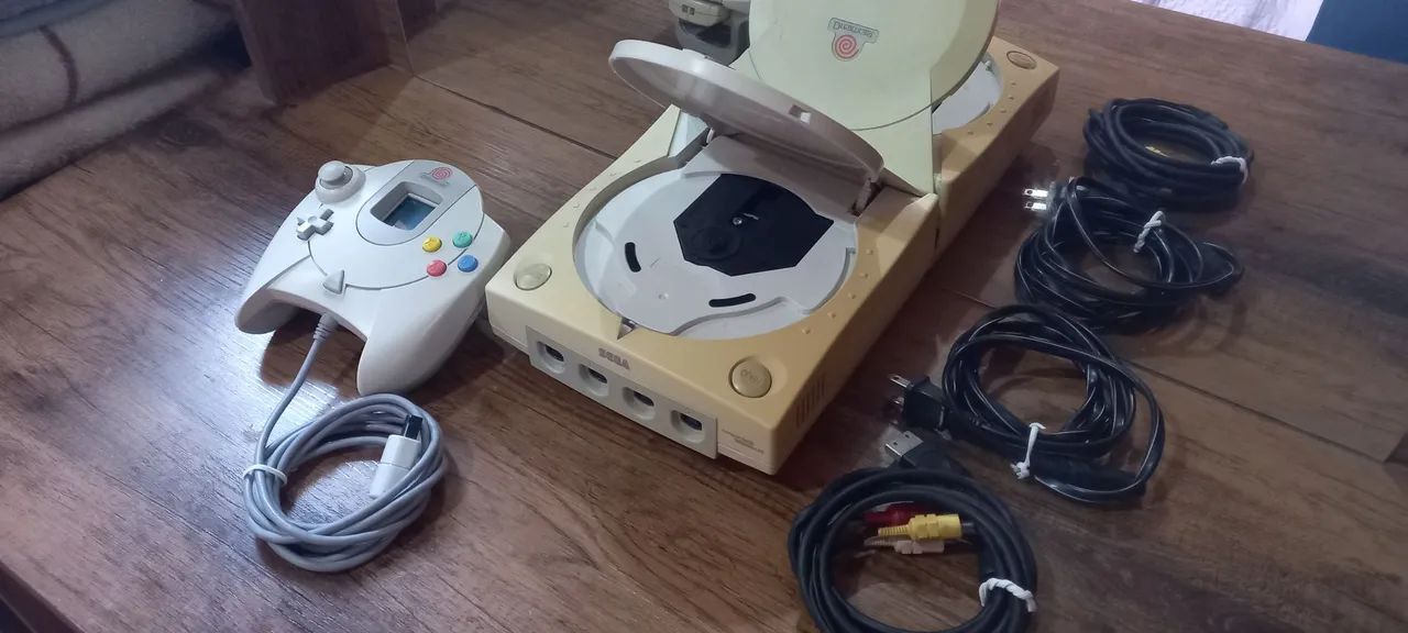 Dreamcast 100% original destravado leitor impecável - Foto 3