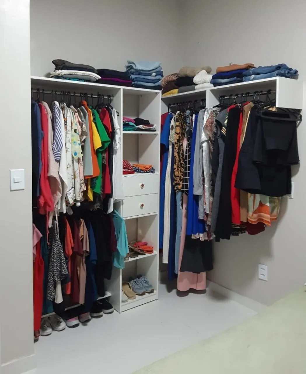 Closet casal 2 torres em MDF entrega grátis