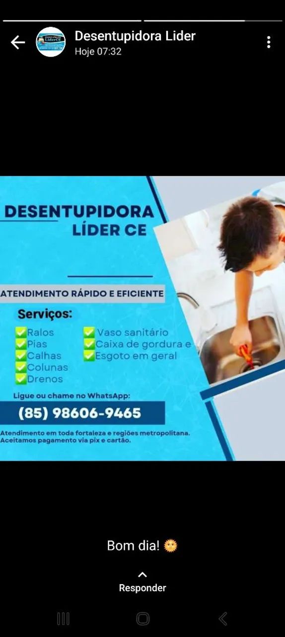 Desentupidora lider