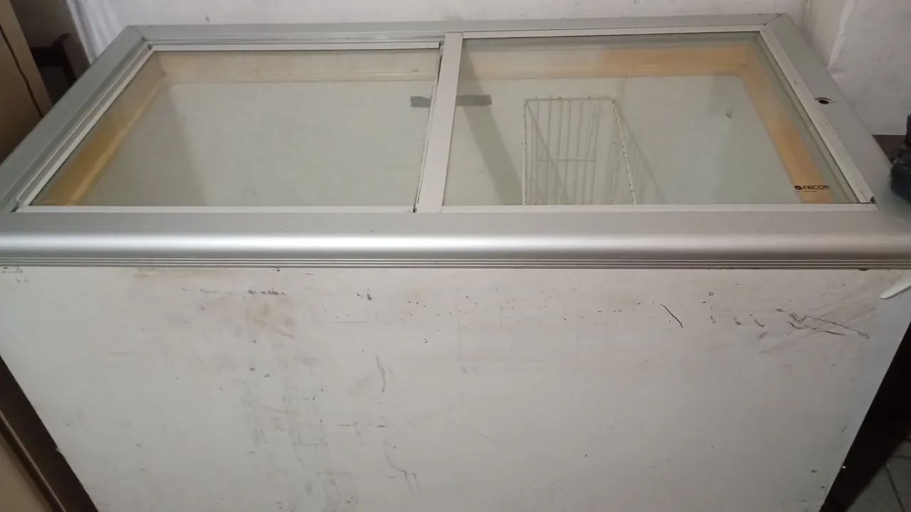 Freezer porta de vidro