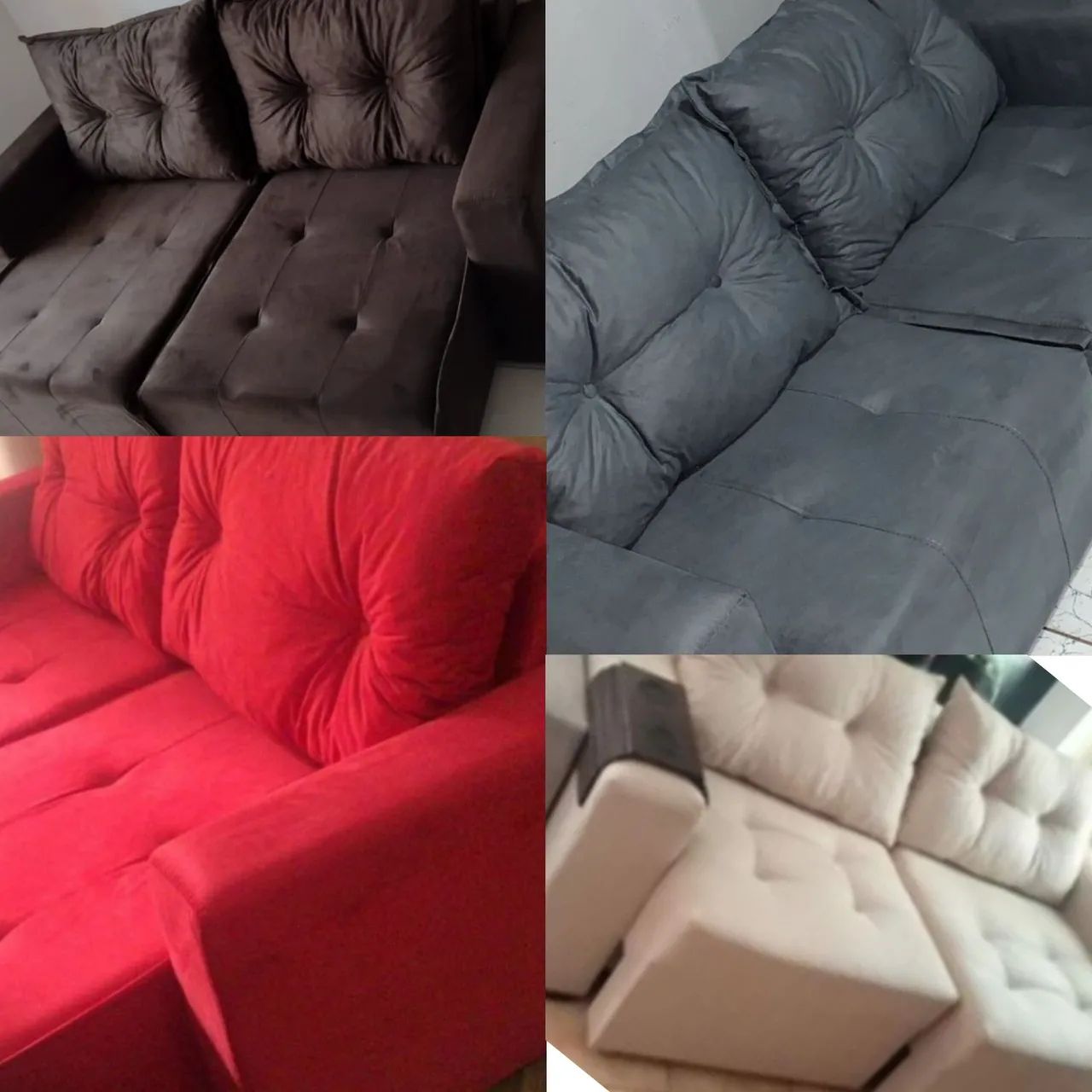 SOFÁ DE FÁBRICA: SOFÁ RETRÁTIL 1.80M EM VÁRIAS CORES, PAGAMENTO NA ENTREGA  - Foto 2