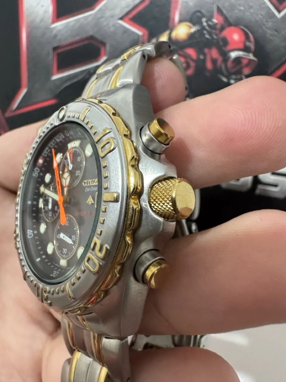 Citizen b740 série ouro full aço  - Foto 4
