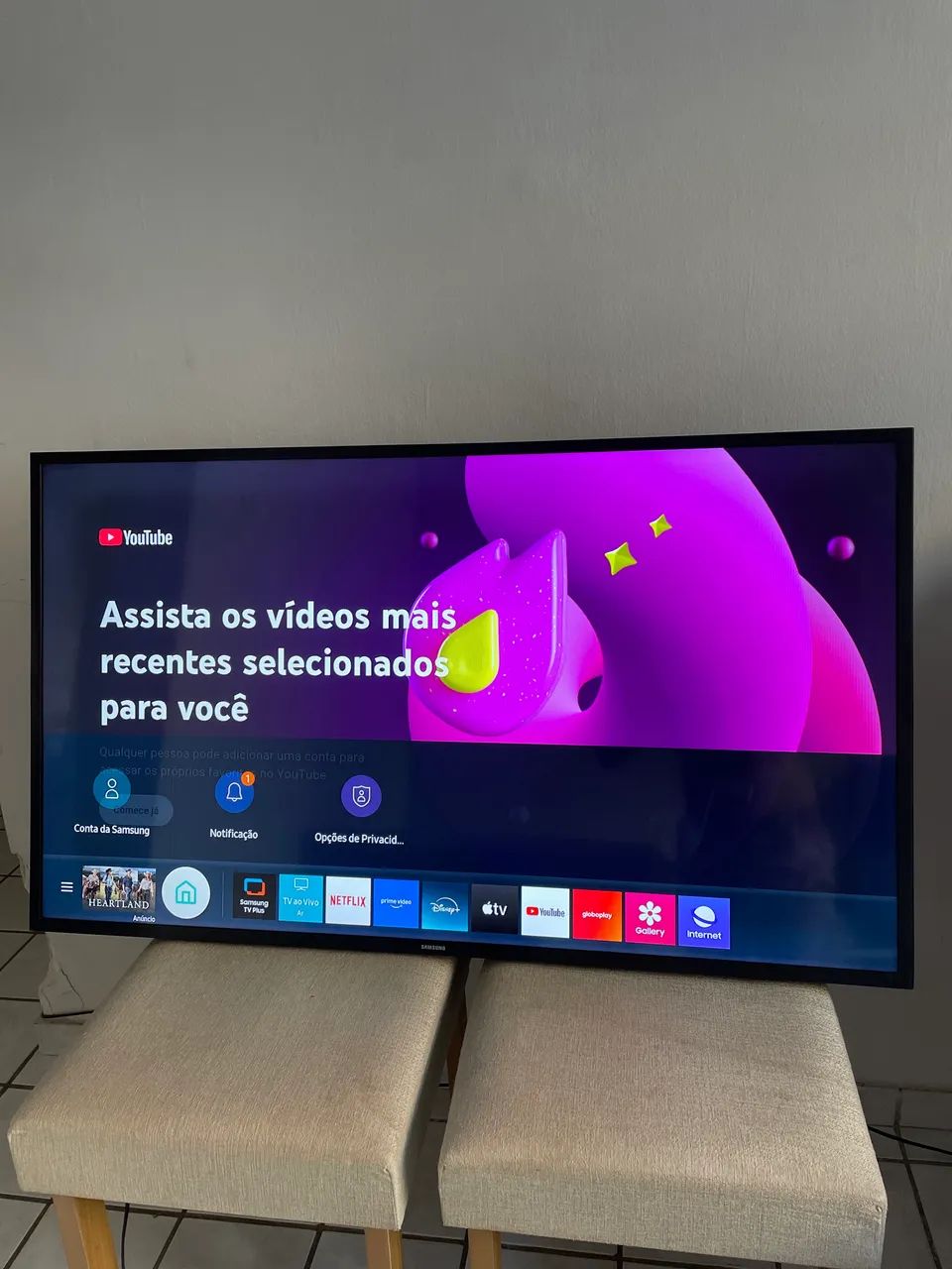 Tv Smart 49 Polegadas 4K Samsung - Muito Nova